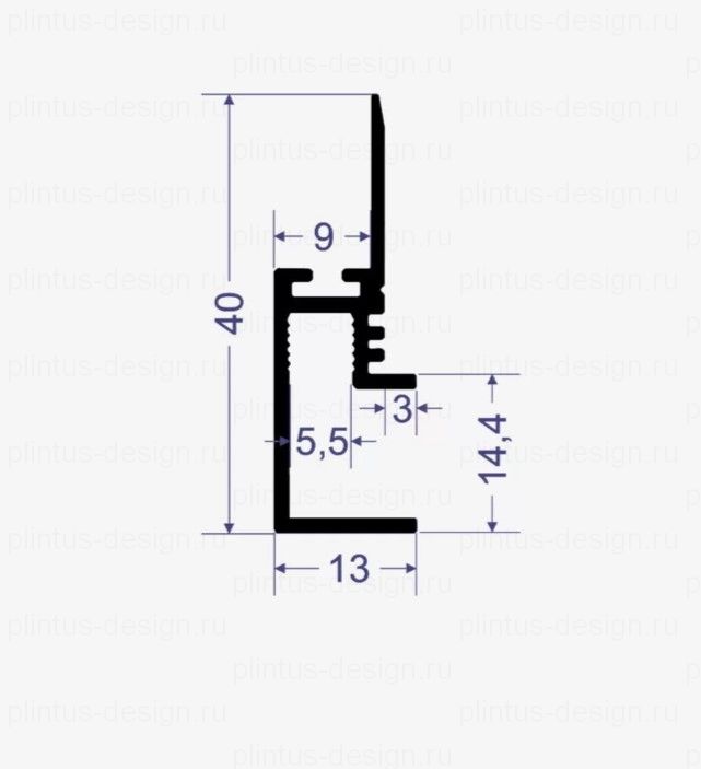 SC 517 теневой плинтус Line Art