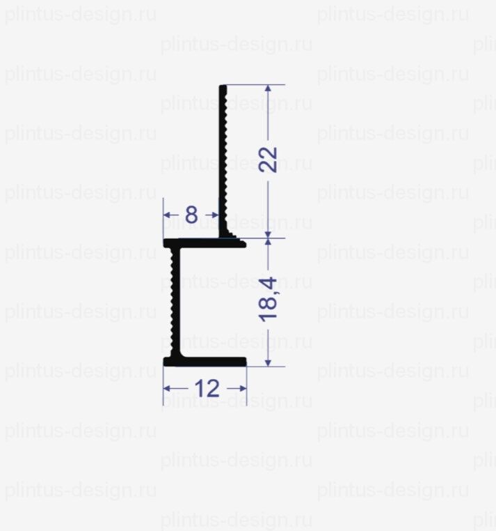 SCYM20 теневой плинтус Line Art