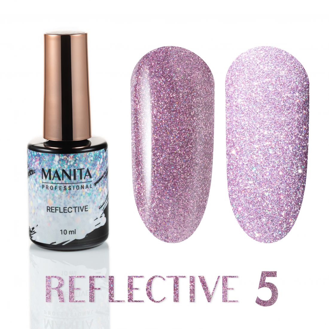 Гель лак MANITA PROFESSIONAL "REFLECTIVE" светоотражающий №05 (10 мл)