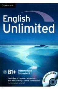 English Unlimited. Intermediate. Coursebook with e-Portfolio + DVD-ROM / Rea David, Clementson Theresa, Tilbury Alex