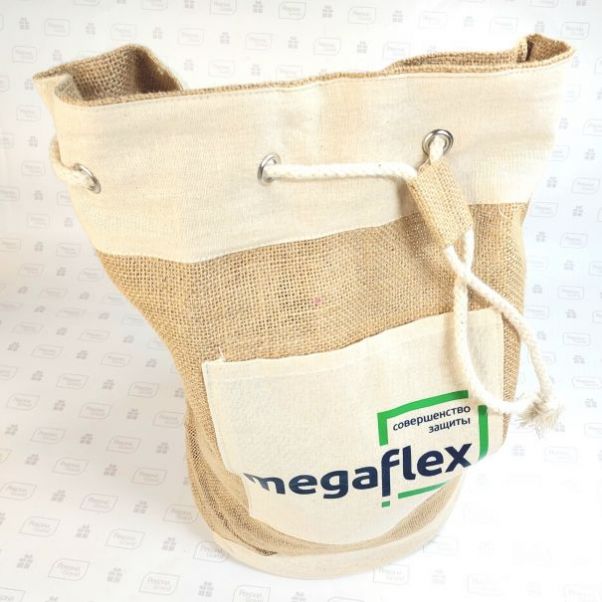 Рюкзаки из джута с логотипом