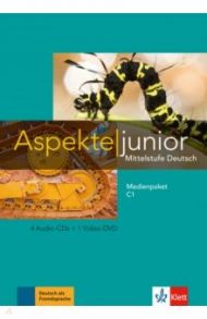 Aspekte junior. Mittelstufe Deutsch. C1. Medienpaket + 4 Audio-CDs + DVD / Koithan Ute, Schmitz Helen, Sieber Tanja