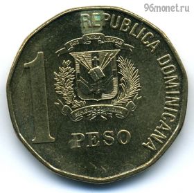 Доминикана 1 песо 2005 немагнит
