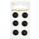 фото Пуговицы ELEGANT BLUMENTHAL LANSING 12 мм цвет черный Италия (565100219)