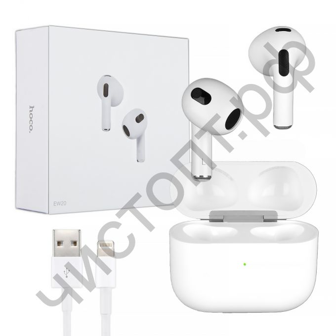 Bluetooth гарнитура стерео HOCO EW20 белая