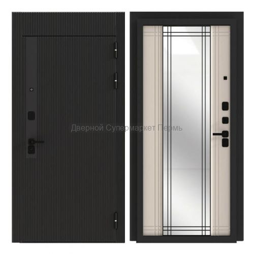 Входная дверь Вилья с зеркалом