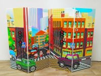 Напольная ширма гармошка "Городская среда"