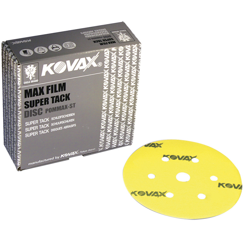 Kovax Абразивный круг Max Film, 152мм., P320, 7 отверстий, в упаковке 50шт.