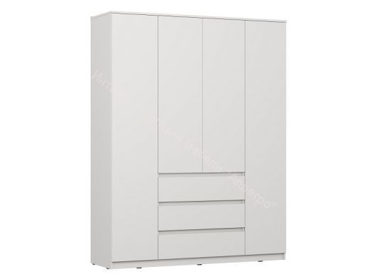 Шкаф "Сити" ШР-4 с ящиками (Белый)