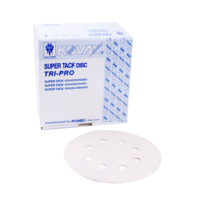 Kovax Абразивный круг Tri-Pro, 125мм., P320, 8 отверстий, в упаковке 100шт.