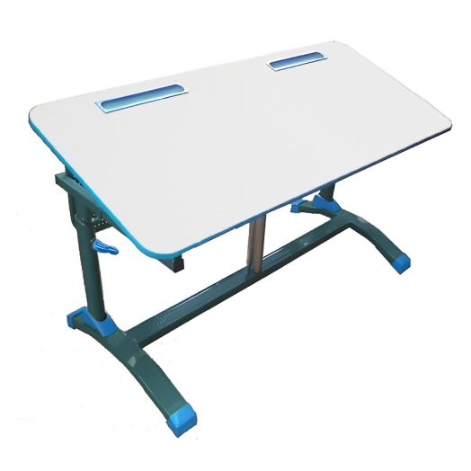 ЛСОШ-07 Стол ученический 2-местный Трансформер (ЛДСП Белый)