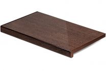 Подоконники "ПДК" цвет темный дуб 350 мм