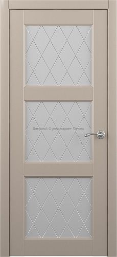 Винил Эрмитаж-3 СТЕКЛО с алмазной гравировкой РОМБ