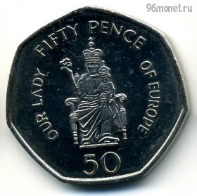 Гибралтар 50 пенсов 2008