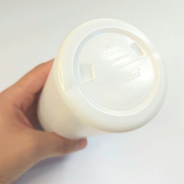 Бутылка для воды Gober белая с синим