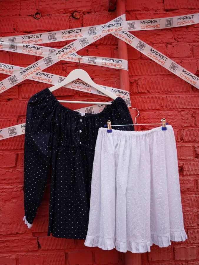 Подъюбник из хлопкового шитья