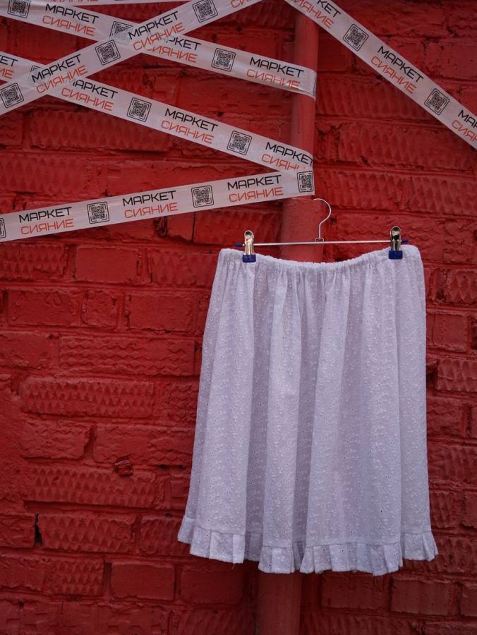 Подъюбник из хлопкового шитья