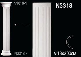 Ствол Полуколонны Perfect N3318L 200x18 см /Перфект.