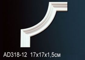 Угол Perfect AD318-12 17x17x1.5 см /Перфект.