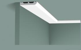 Карниз Гибкий Orac Decor SX183F Д200хШ1.3хВ7.5 см Лепнина из Дюрополимера / Орак Декор