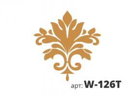 Печать-Штамп STMDECOR ДАМАСК W-126T d160 мм.