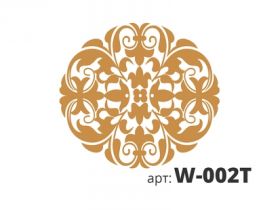 Печать-Штамп STMDECOR ОРНАМЕНТ КРУГЛЫЙ 2 W-002T d160 мм.