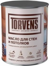 Масло для Стен и Потолков Torvens 1л Венге Универсальное для Внутренних Работ / Торвинс.