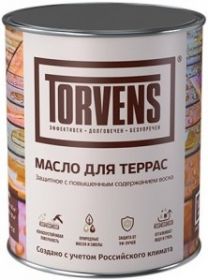 Масло для Террас Torvens 5л Шоколад Защитное с Повышенным Содержанием Воска / Торвинс.