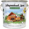 Средство для Защиты Древесины Здоровый Дом 0.8л Рябина, Алкидная для Внутренних и Наружных Работ.