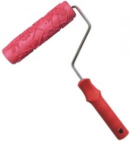 Декоративный Жесткий Резиновый Валик РОЗЫ Stmdecor EG072T 18см.