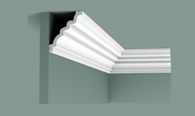 Карниз Гладкий Orac Decor C326 Д200xШ9xВ10.5 см Лепнина / Орак Декор.