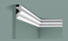 Карниз Гладкий Orac Decor C324 Д200xШ3.4xВ8.3 см Лепнина / Орак Декор.