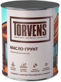 Масло-Грунт Torvens 1л Грецкий Орех Защитный Антисептик  для Деревянных Фасадов / Торвинс.