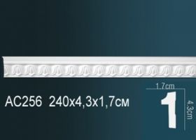 Молдинг Perfect AC256 Д240xШ1.7xВ4.3 см /Перфект.