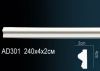 Молдинг Perfect AD301F Гибкий Д240xШ2xВ4см /Перфект.
