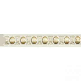 Багет Cosca Молдинг 30 Белый С Золотом D1030/WG2 Д2400хШ14 мм / Коска.