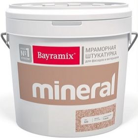 Декоративная Мраморная Штукатурка Bayramix Mineral Saftas 435 15кг Средняя Фракция 0,7-1,2 мм на Основе Натуральных Цветов / Байрамикс Минерал Сафташ.