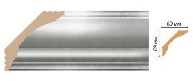 Плинтус Decomaster D100-375 В69хШ69хД2400 мм / Декомастер.
