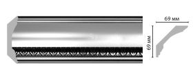 Плинтус Потолочный Decomaster 100C-63ШК/14 В69хШ69хД2400 мм / Декомастер