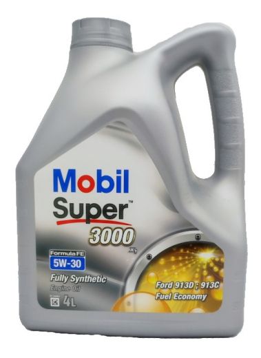 Масло моторное MOBIL Super 3000 X1 Formula FE 5W-30 синтетическое 4 л