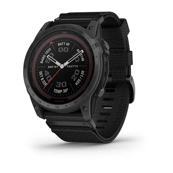 Умные часы Garmin Tactix 7 Pro с черным нейлоновым ремешком