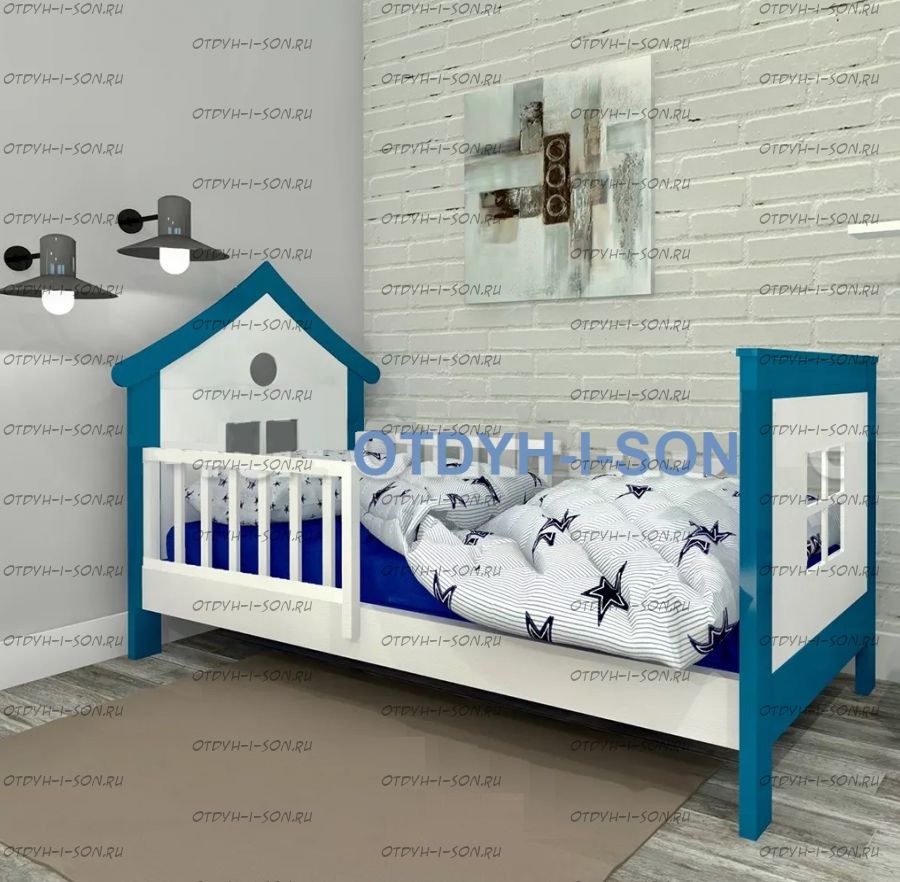 Кровать детская Алена с окошком 2