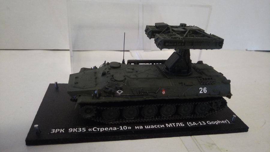 ЗРК  9К35 "Стрела-10" (SA-13 Gopher) базе МТ-ЛБ   (1/72)