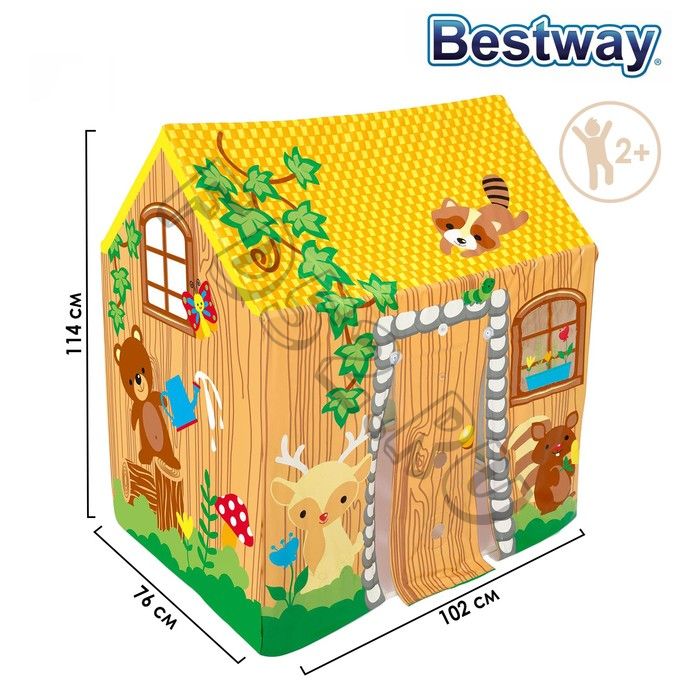 Игровой домик-палатка, 102 х 76 х 114 см, от 2-6 лет, 52007 Bestway