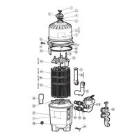 Кран Hayward Vari-Flo SP0710XR50E 6-ти позиционный для фильтров серии Pro-Grid (1 1/2")