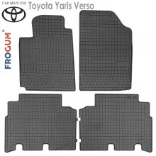 Коврики Toyota Yaris Verso от 1999 - 2005 в салон резиновые Frogum (Польша) - 4 шт.