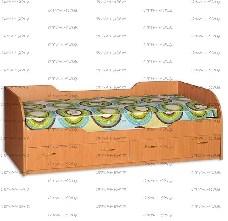 Кушетка Теща-7 ЛДСП с матрасом ППУ любые размеры