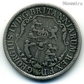 Брит. Индия 1/4 доллара 1822