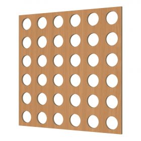 Перфорированная Панель Cosca Форо 16 ХДФ Бук В2790хШ1020 мм / Коска.