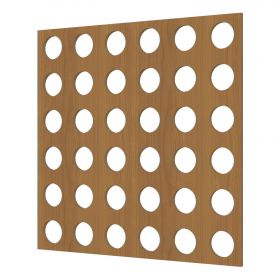 Перфорированная Панель Cosca Форо 16 ХДФ Ольха В1250хШ2800 мм / Коска.